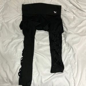 Black yoga pants from PINK